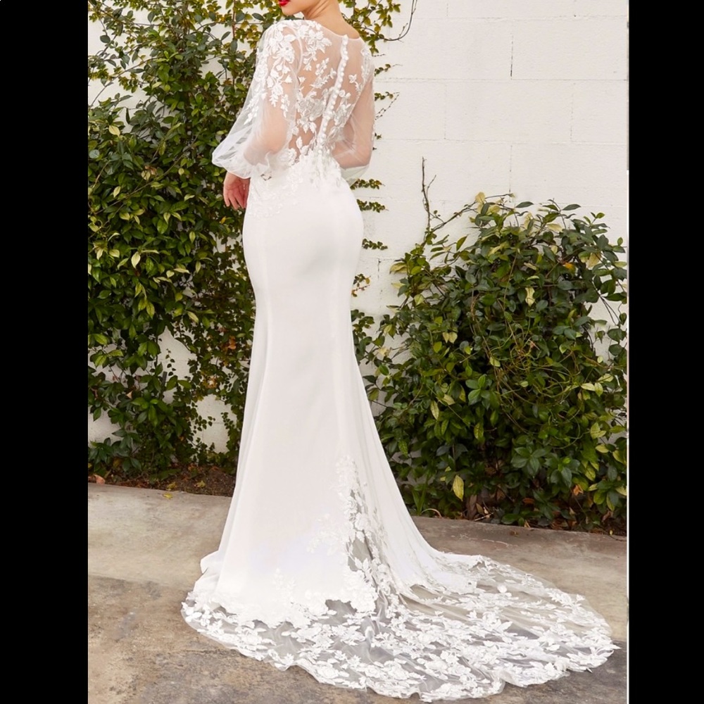 Andrea and Leo brand new wedding dress.